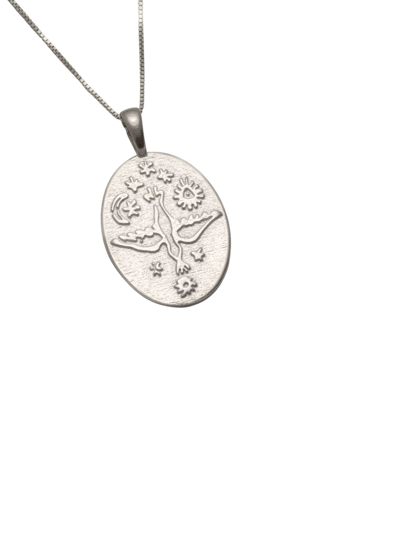 Silver Holy Spirit Dove Pendant