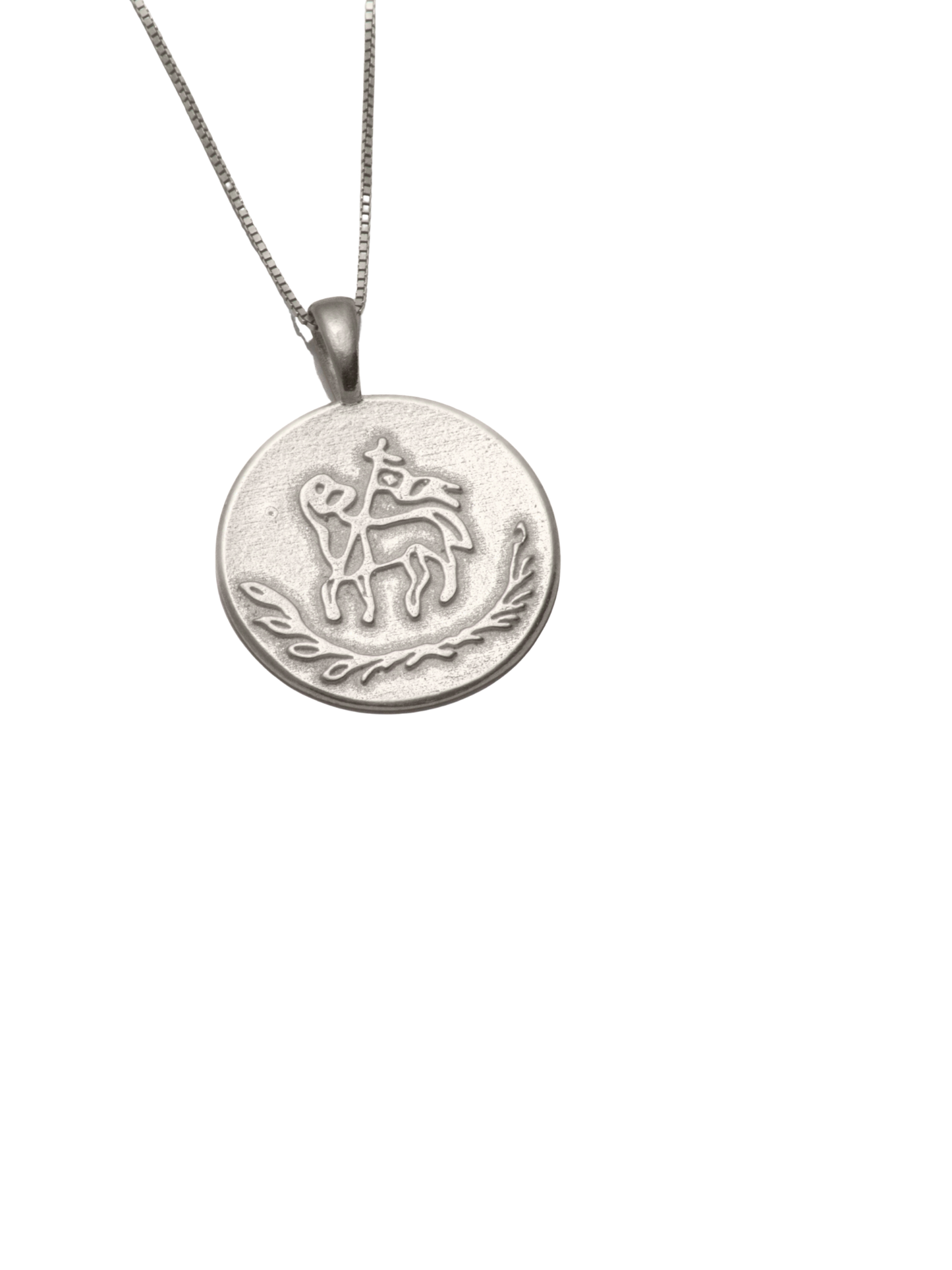 Silver Sacrificial Lamb Pendant