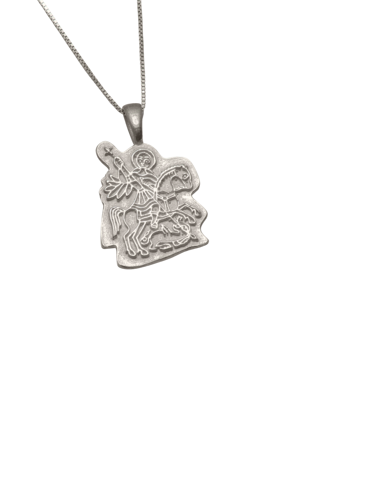 Silver St. George Pendant