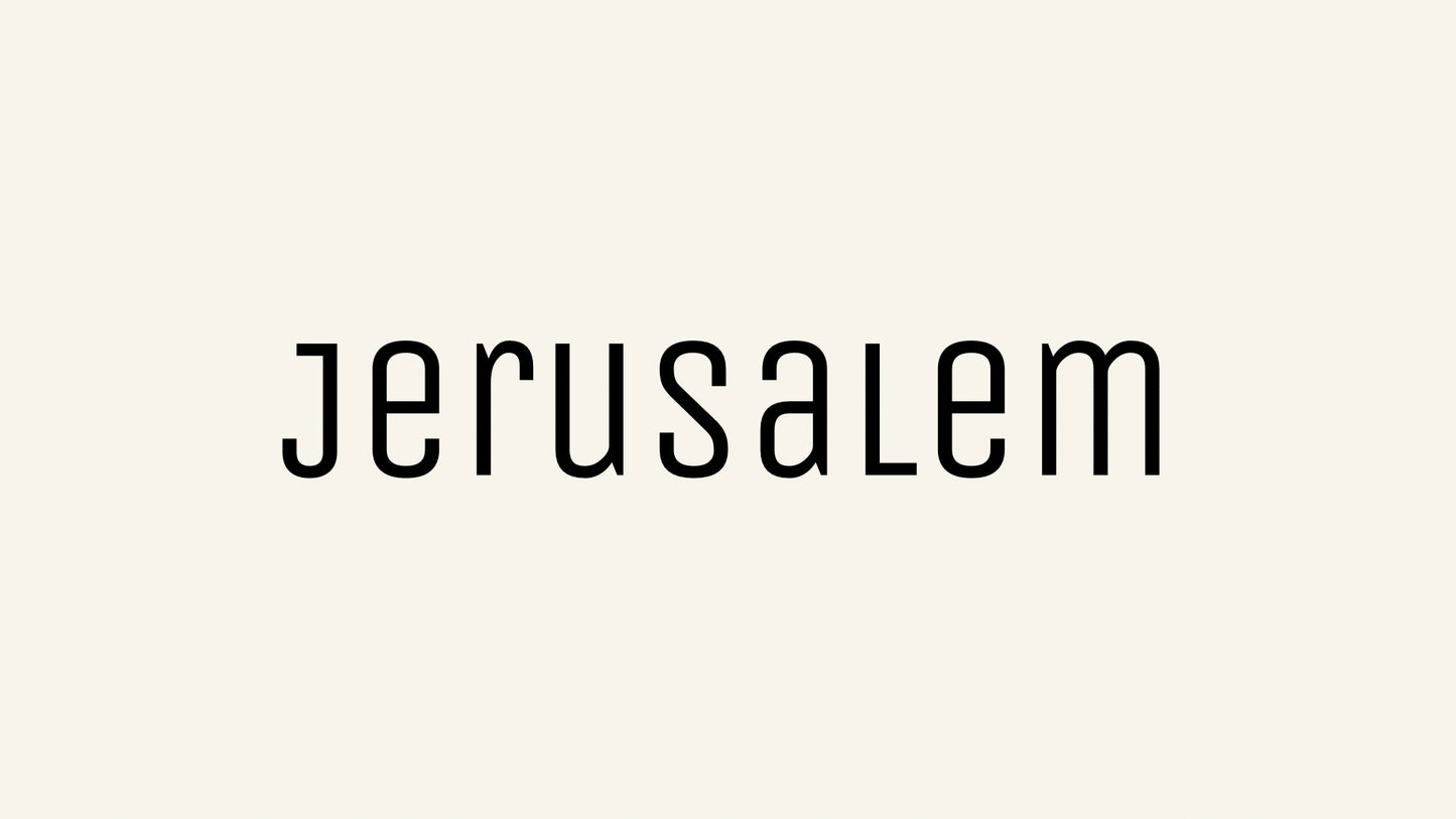 Jerusalem Appointment