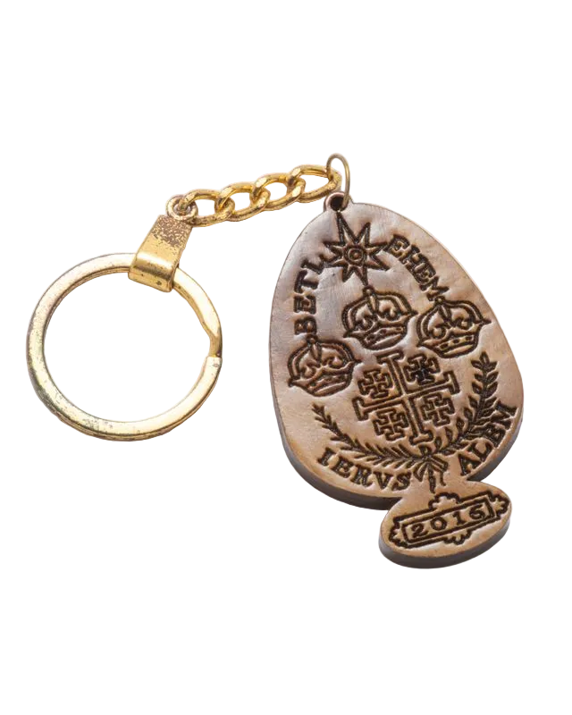 Jerusalem Cross Keychain