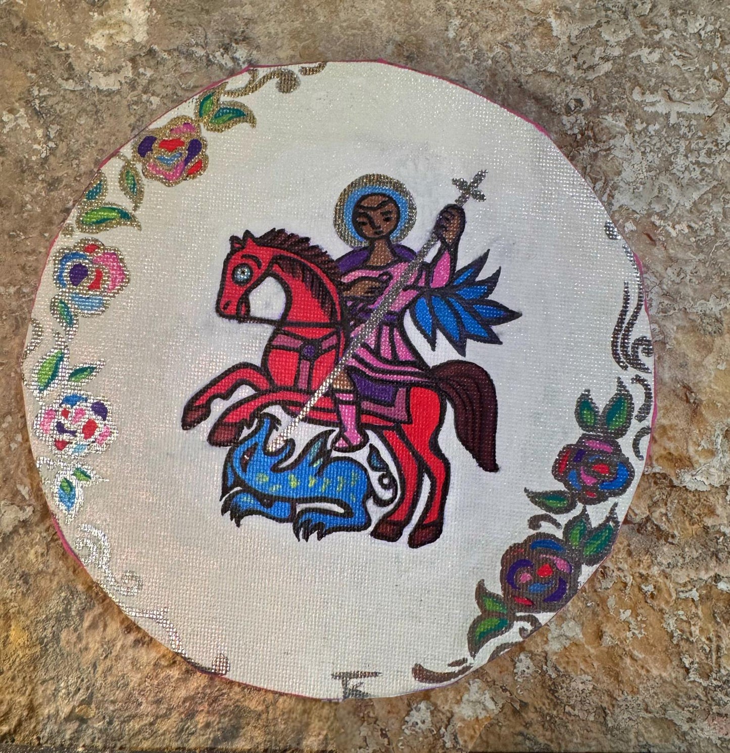 White/Floral St. George