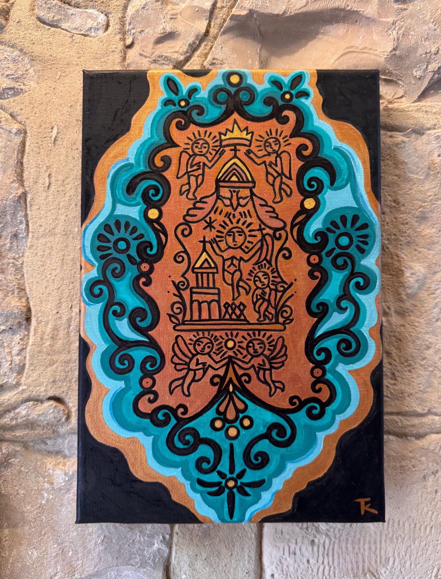Large Blue/Orange Resurrection