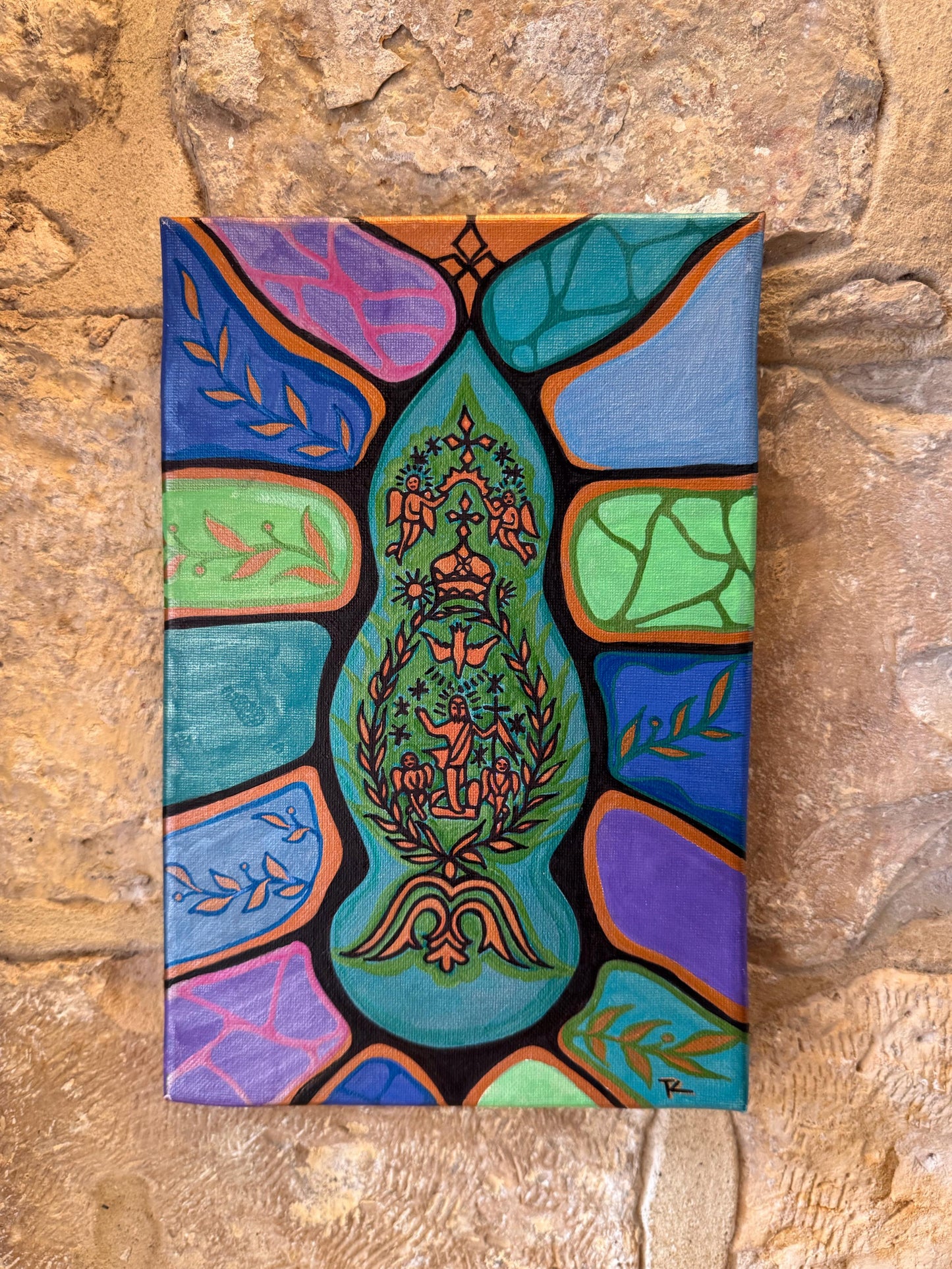 Large Stained Glass Resurrection