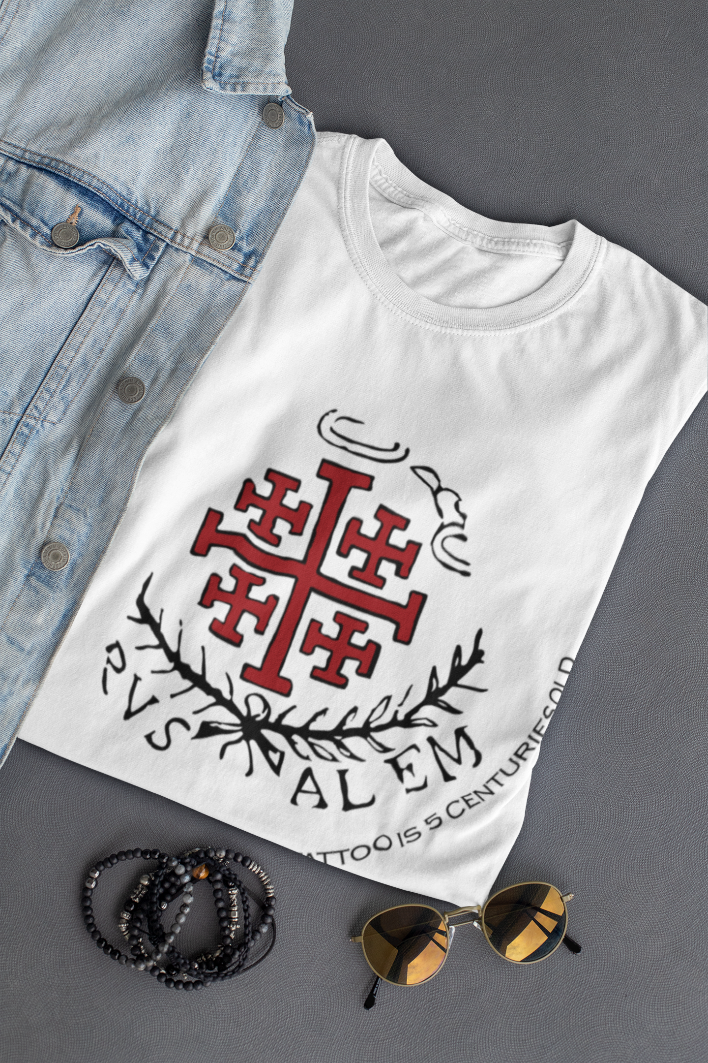 Red Jerusalem Cross