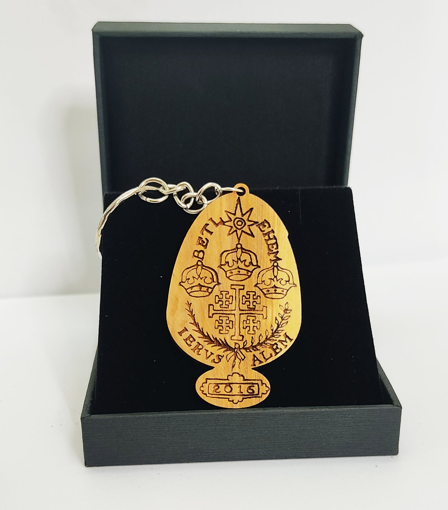 Jerusalem Cross Keychain