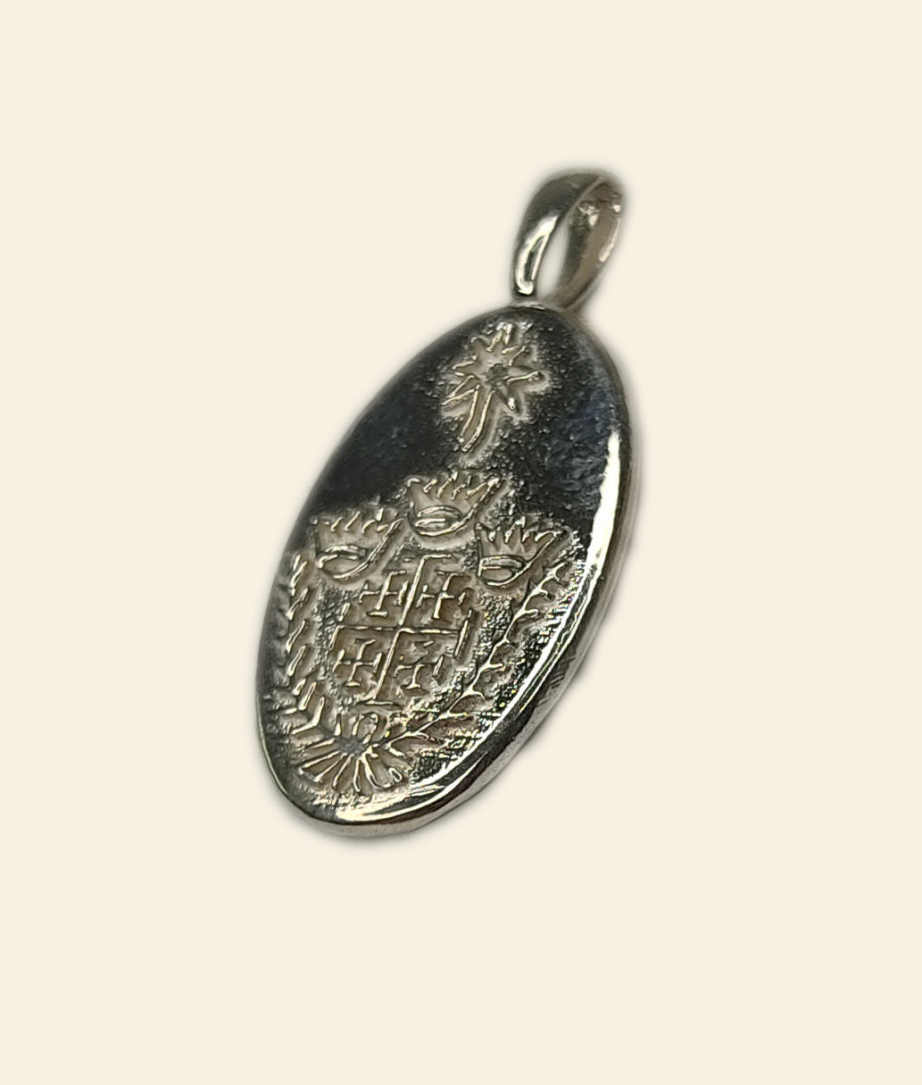 Silver Jerusalem Cross Pendant