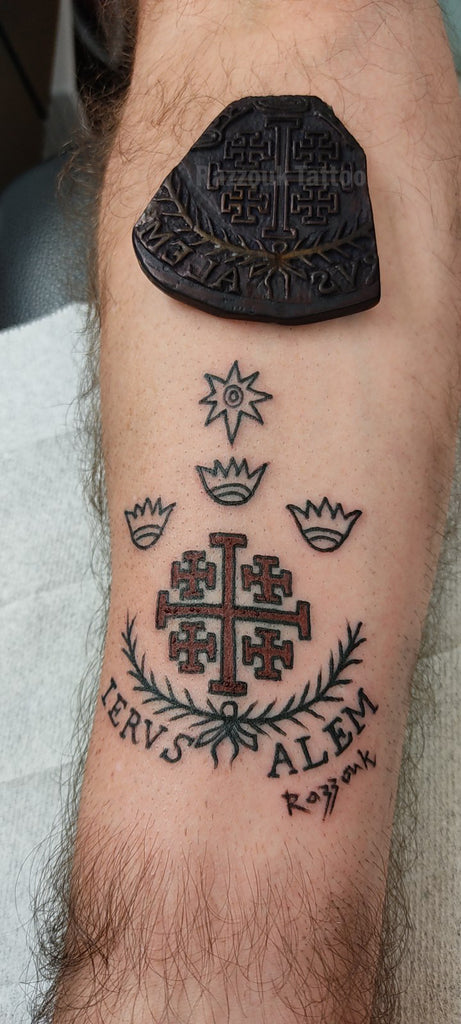Meaning of Jerusalem Cross Tattoos  BlendUp