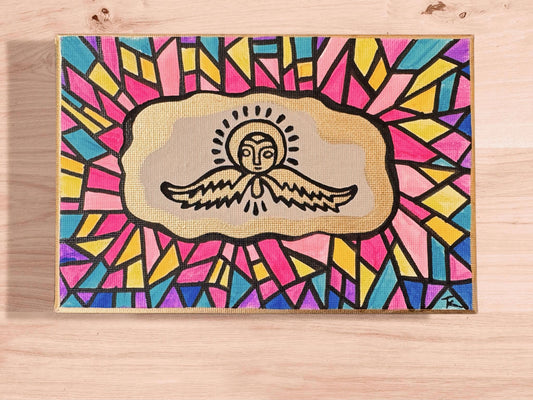 “Stained-Glass” Angel