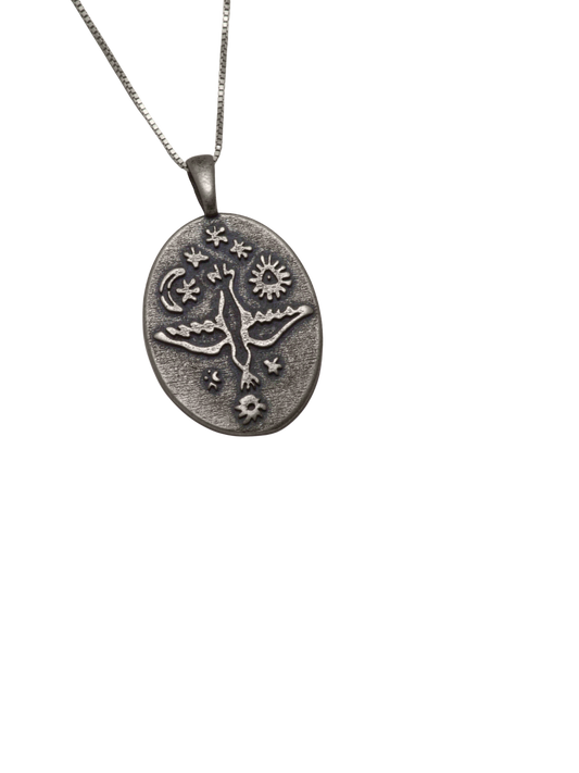 Silver Holy Spirit Dove Pendant