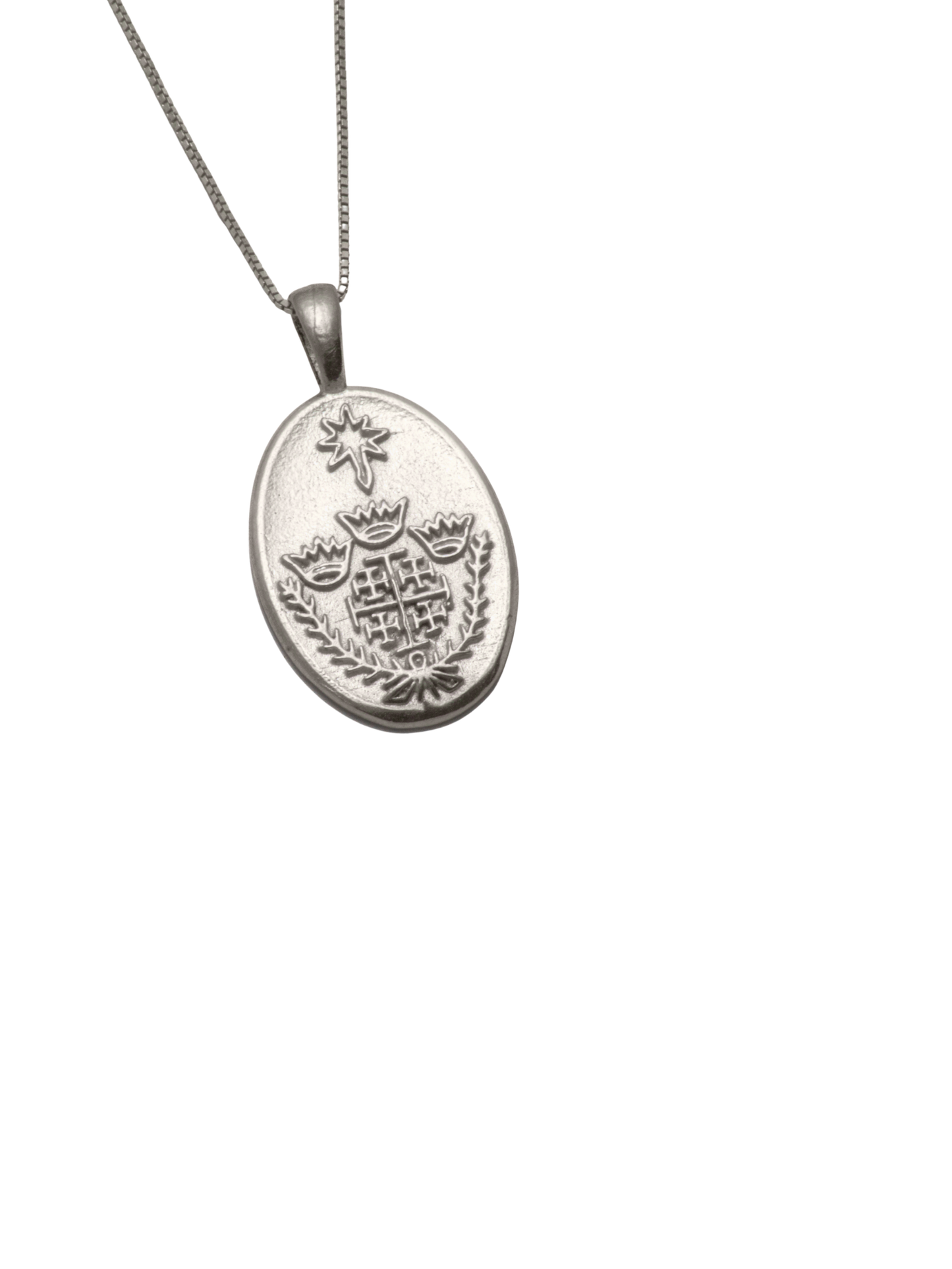 Silver Jerusalem Cross Pendant