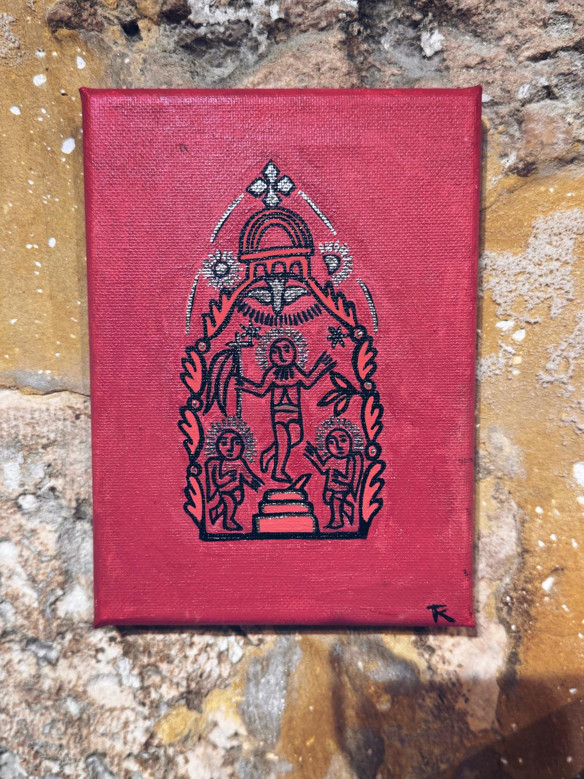 Red Background Resurrection