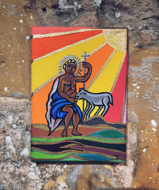 Colorful Shepherd & The Lamb