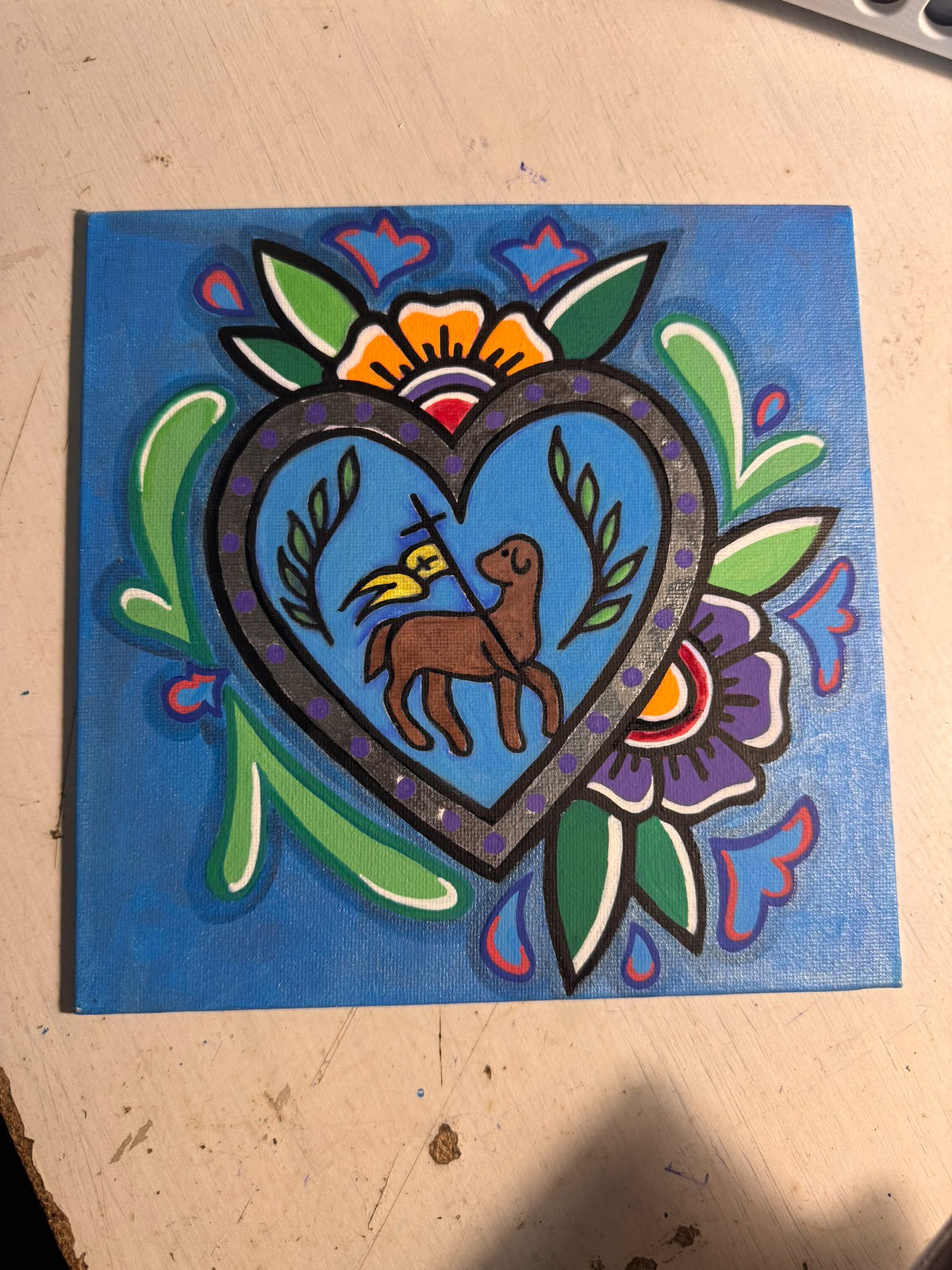 Blue Heart Lamb