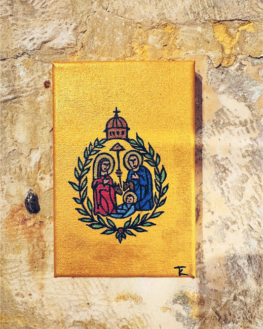 Gold/Color Nativity