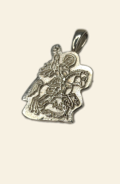 Silver St. George Pendant