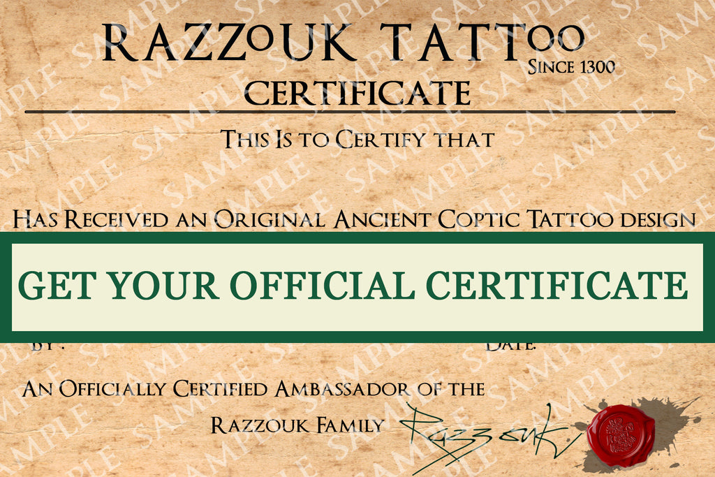 Tattoo Certificate – Ben Cantwell Art
